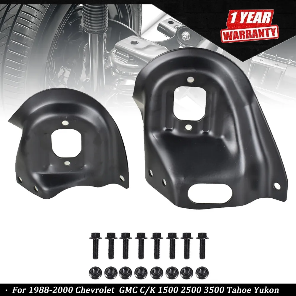 

For 88-00 Chevy GMC C/K Pickup Truck Tahoe Rear Shock Mount Bracket Kit Pair Set