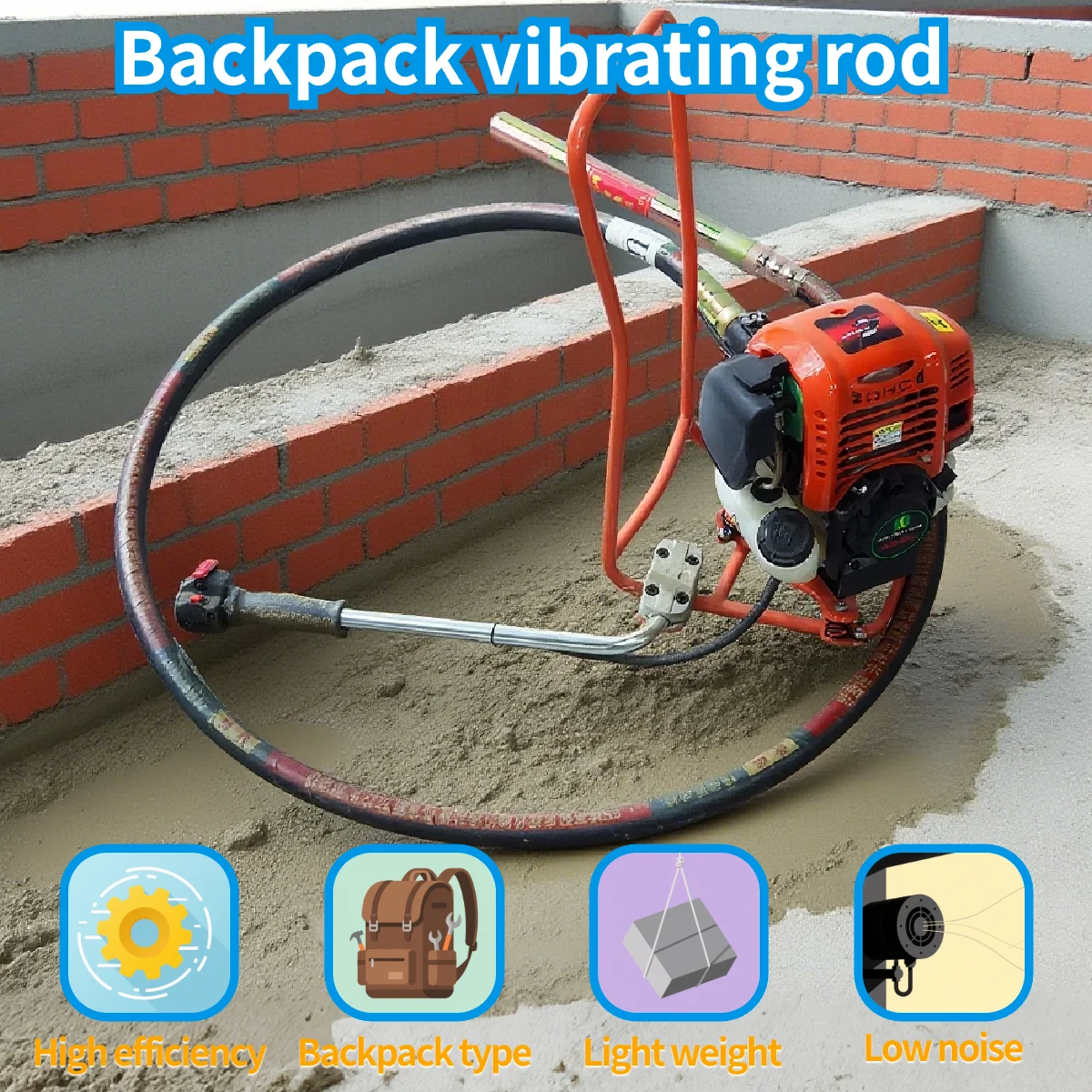 Concrete  Vibrator Backpack Concrete Vibrator