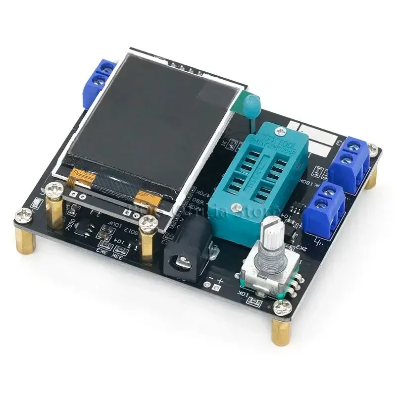 New Version GM328A Transistor Tester Diode Capacitance ESR Voltage Frequency Meter PWM Square Wave Signal Generator Soldering