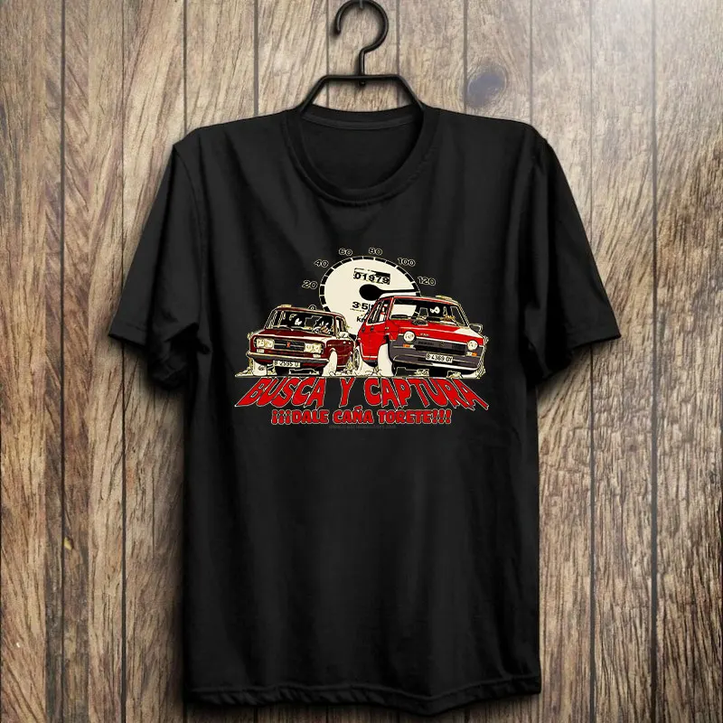 Camiseta de manga corta para Hombre, prenda de vestir, con estampado de Dale Caña Torete, coche de España, S E A T Ritmo, moda de verano