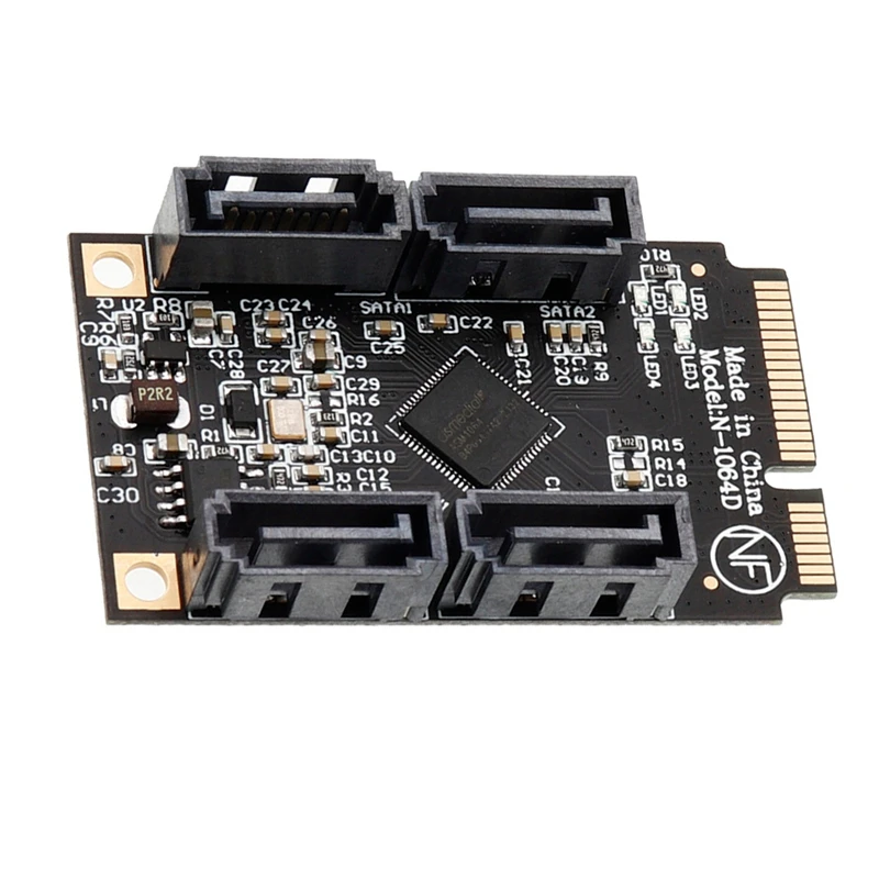 New High-Speed SATA 3.0 Adapter Efficient Data Management: Mini Pcie To 4 Ports SATA 3.0 Adapter