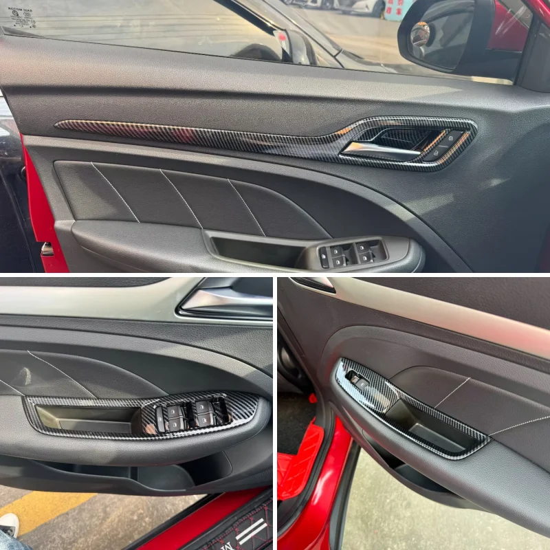 

Для MG ZS 2024, салон автомобиля, декоративные линии, внутренняя центральная консоль, приборная панель, декоративная полоса для двери переключения передач, отделка