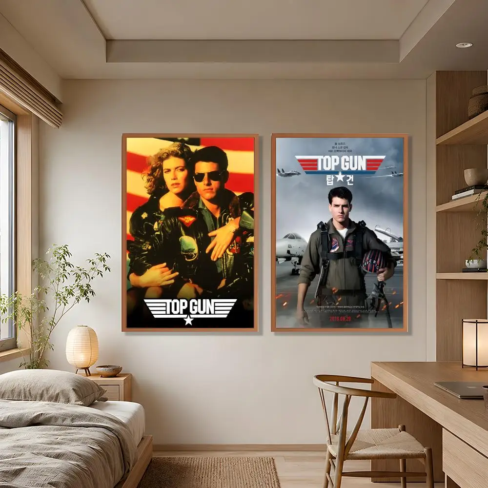 Movie Popular Art Top Gun: Maverick Poster Wall Art Poster HD Waterproof PP Print Bedroom Living Room Office Decor Gift
