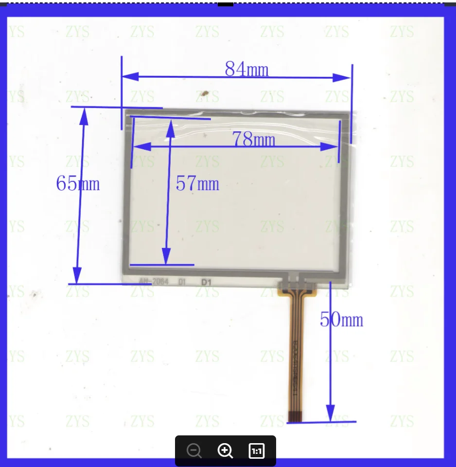AH2064  TOUCH SCREEN  84*65  DIGITIZER SCREEN PART 84*65mm  AH-2064