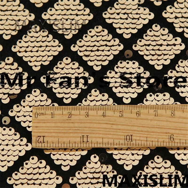 DIY Glitter kumaş yüksek kalite 5MM elmas pazen pullu kumaş önemli fırsat çanta elbise moda pul kumaş geniş: 125CM