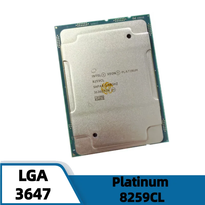 

Платиновый процессор 8259CL, 24 ядра, 48 потоков, 2,5 ГГц, 35,75 МБ, 210 Вт, LGA3647 Xeon 8259CL