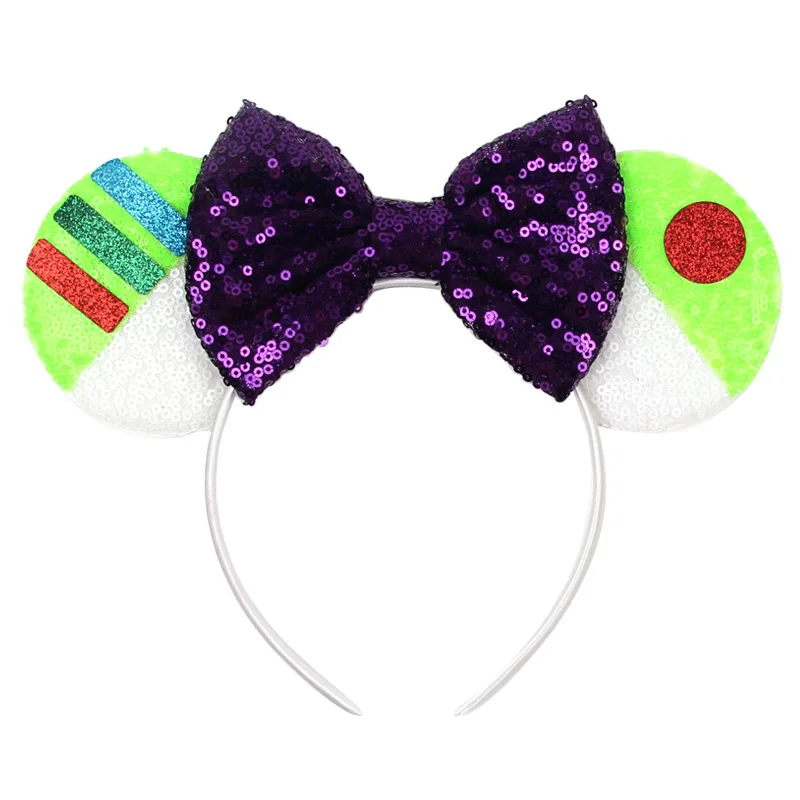 Toy Story Buzz Lightyear Mickey Bow Headband European and American Baby Festival DIYparty Children's Hair Accessories