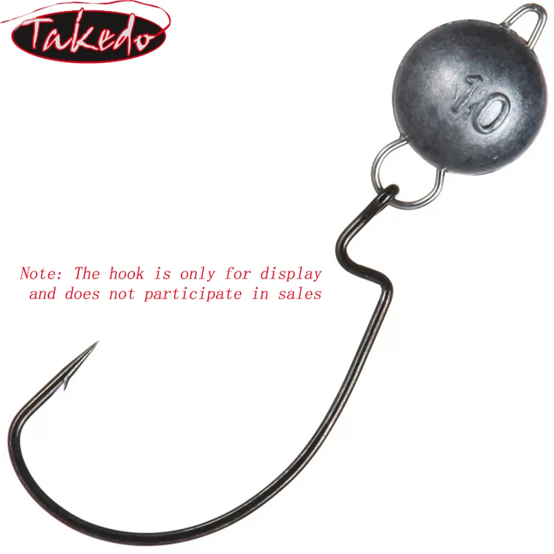 TAKEDO FD02 Sphere Crap Fishing Sinker Drop Shotting 3 - 21G أوزان الصيد الرصاص ثقالة الصيد اكسسوارات ل باس الصليبي