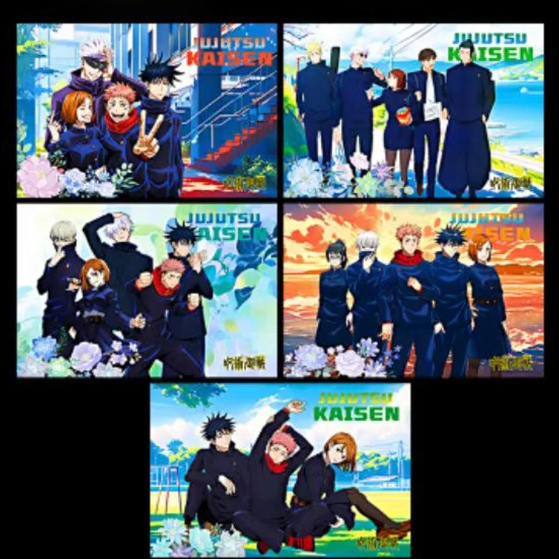 Wholesale Jujutsu Kaisen Collection Card Kadu Acrylic Quicksand Limited Edition Acg Playing Trading Cards