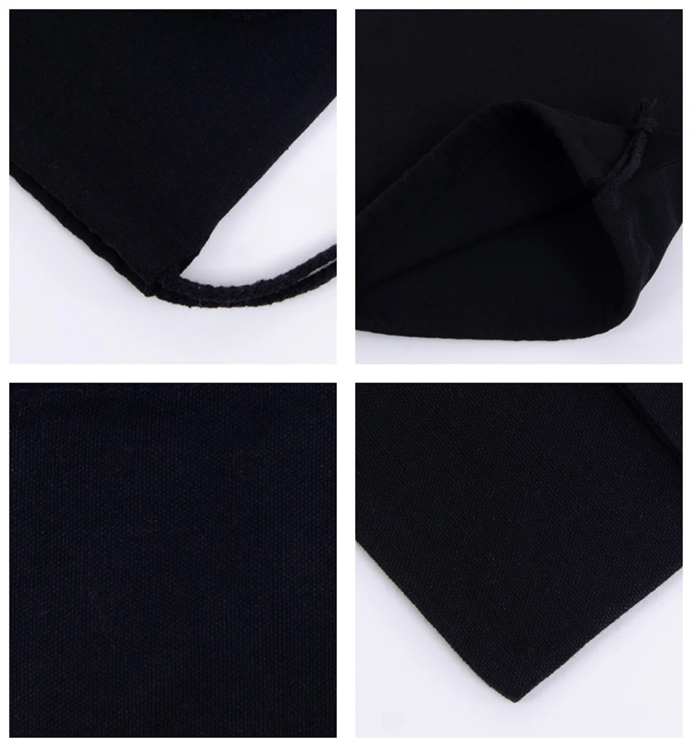 Canvas-Zugbeutel, farbige Aufbewahrungstasche, Baumwoll-Organizer-Tasche, tragbare Tragetasche, Einkaufstasche, Schultertasche, faltbare Einkaufstasche – Detail 10