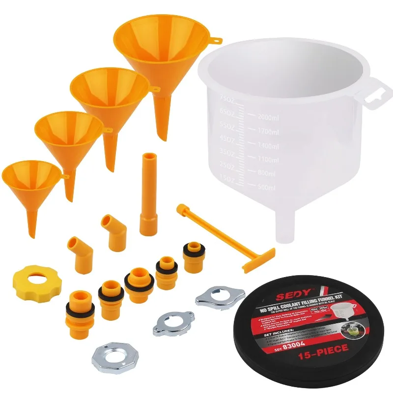 2 Sets of Latest Offers Cheap 83004 Antifreeze Funnel 19PC