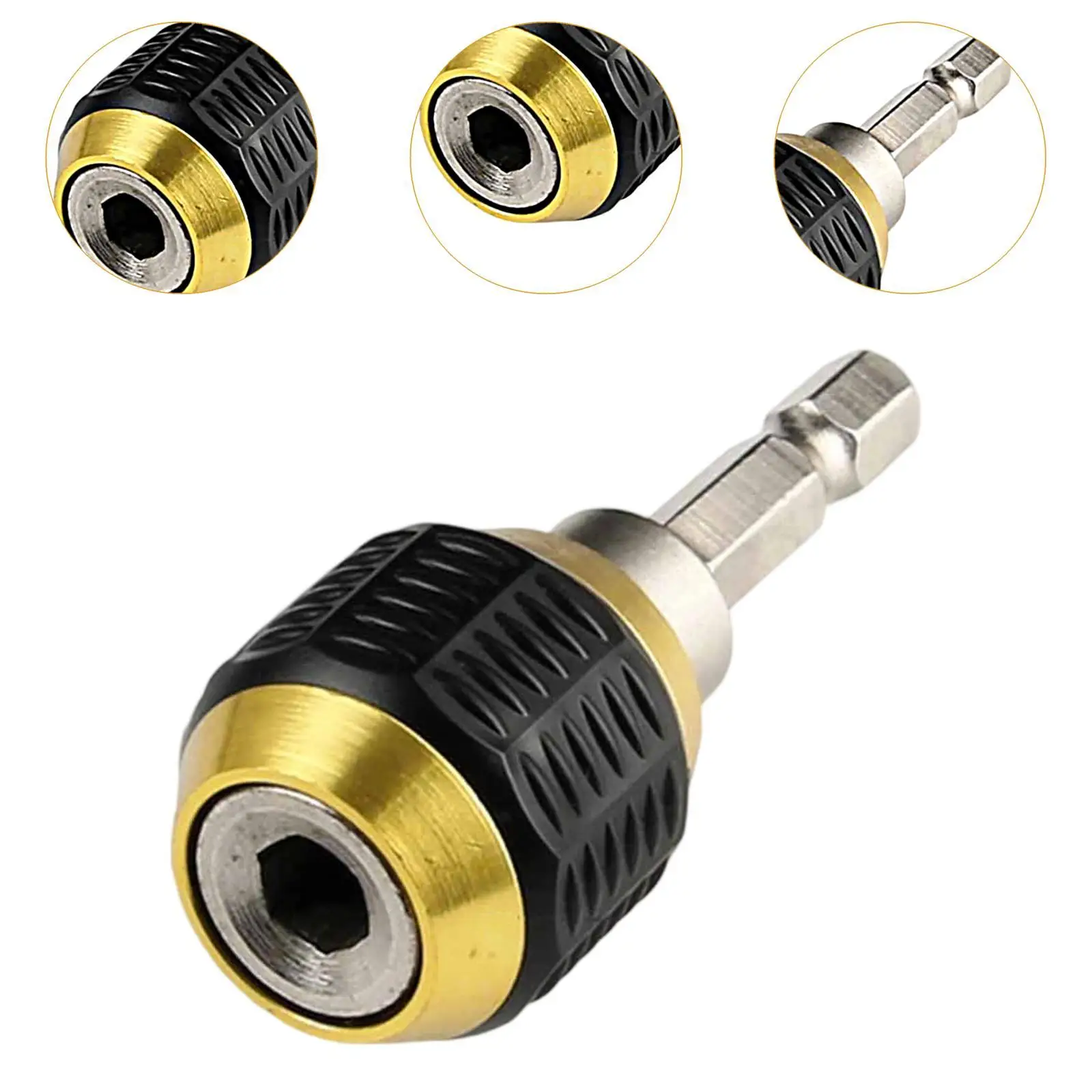 Self Locking Holder Quick Release Converter Professional 60mm Length Screwdriver