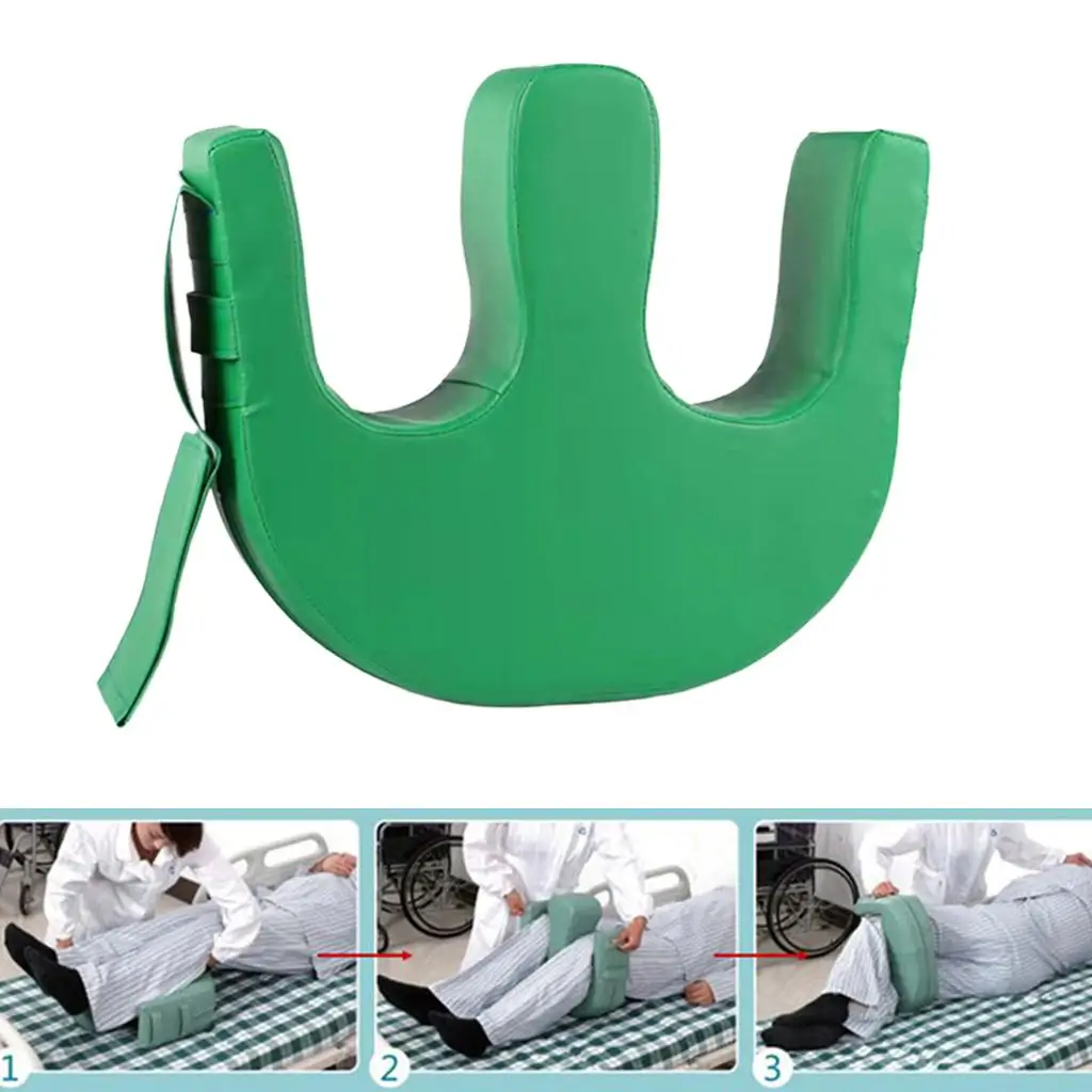 Bed Turn Over Aid Leg Pad U Shape Anti  Waterproof Turning Device Nursing Tool Roll Over Pad for Side Lying Bedridden