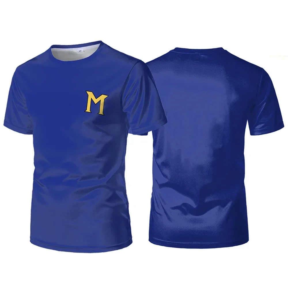 Sports Breathable Jersey LENDERS Summer Men's T-shirt Captain Winglet Cosplay Unisex Kids Short-sleeved Tops  Tees
