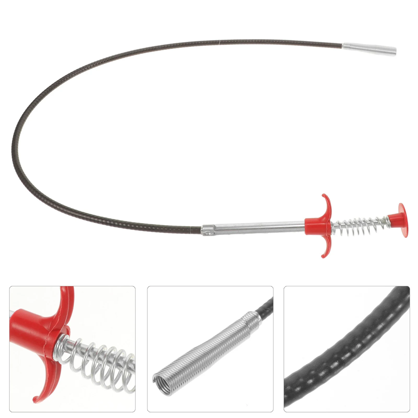 

Flexible Drain Cleaning Tool Sink Clog Removing Dredge Claw Pickup Hair Remover Bendable Pipeline Stick Plumbing Dredging