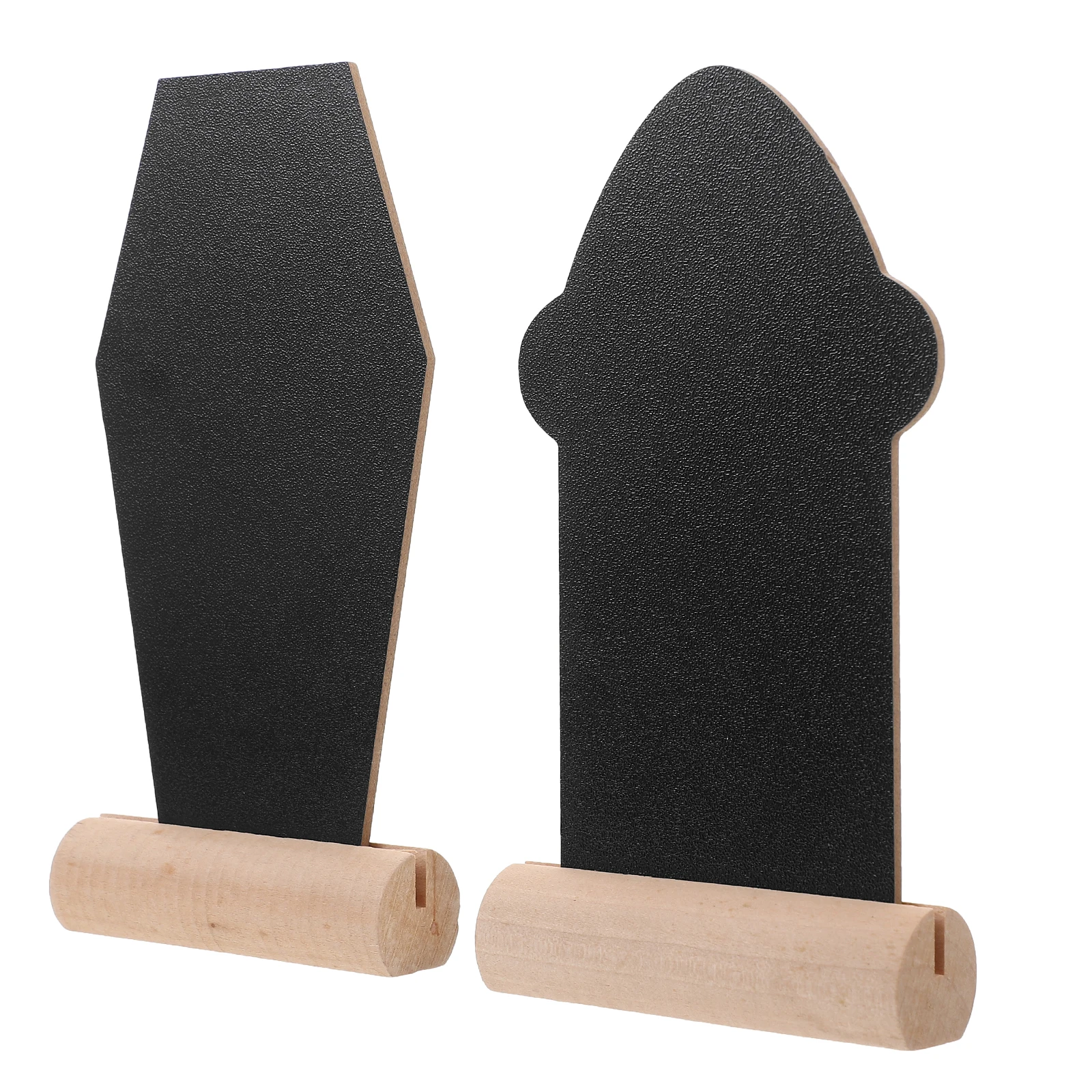 2 Pcs Creative Home Furnishings Tabletop Chalkboard Signs Small Boards Message Chalkboards Signage Desktop Blackboards