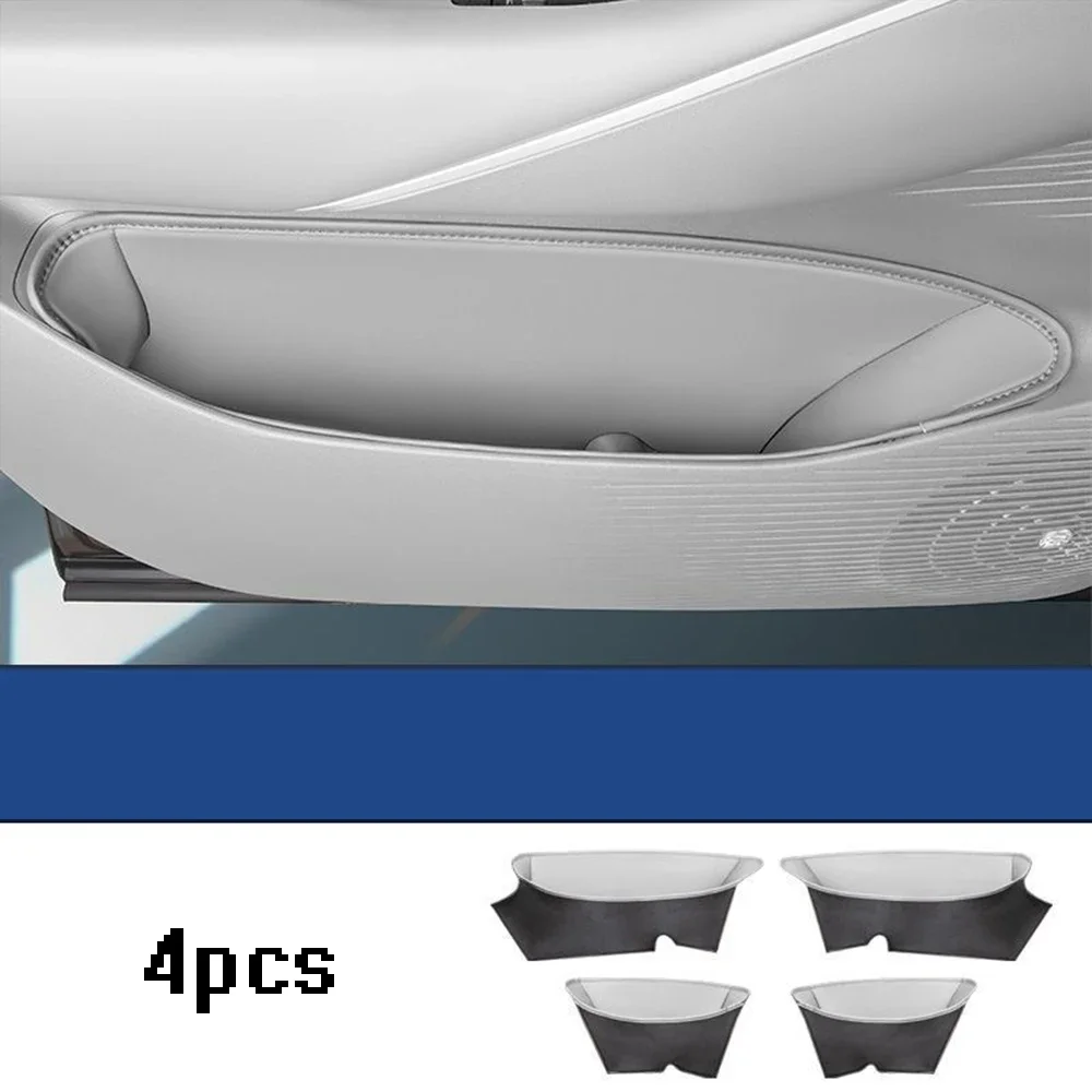 Dla Geely Galaxy E5 2024 2025 Skórzany podłokietnik przednich tylnych drzwi Wewnętrzny uchwyt drzwi Wielofunkcyjny schowek Poduszka szczeliny