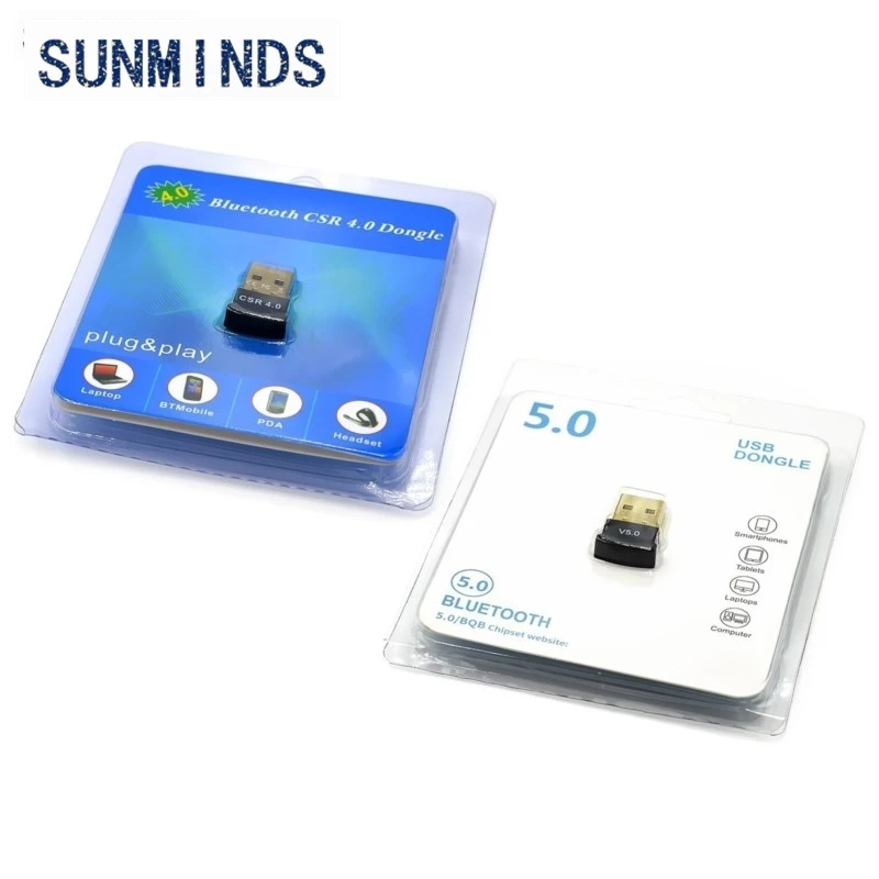 USB For bluetooth adapter 4.0/5.0 wireless mini receiver, 4.0 PC receiver transmitter