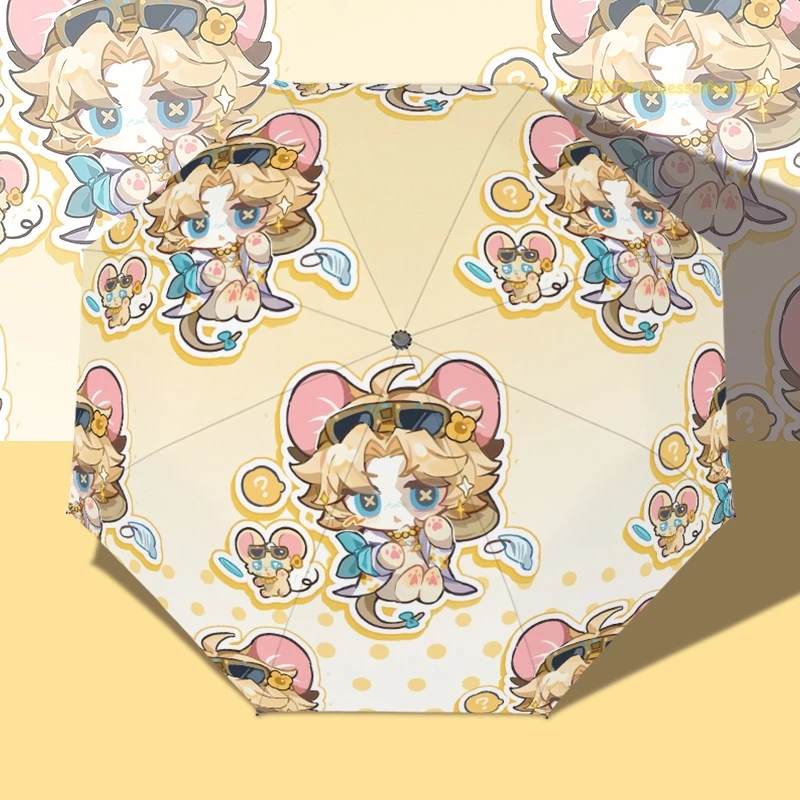 

Зонт-трость автоматический складной восьмиспицевый Q-версия Norton Campbell Prospector Identity Ⅴ для студентов, от солнца и дождя