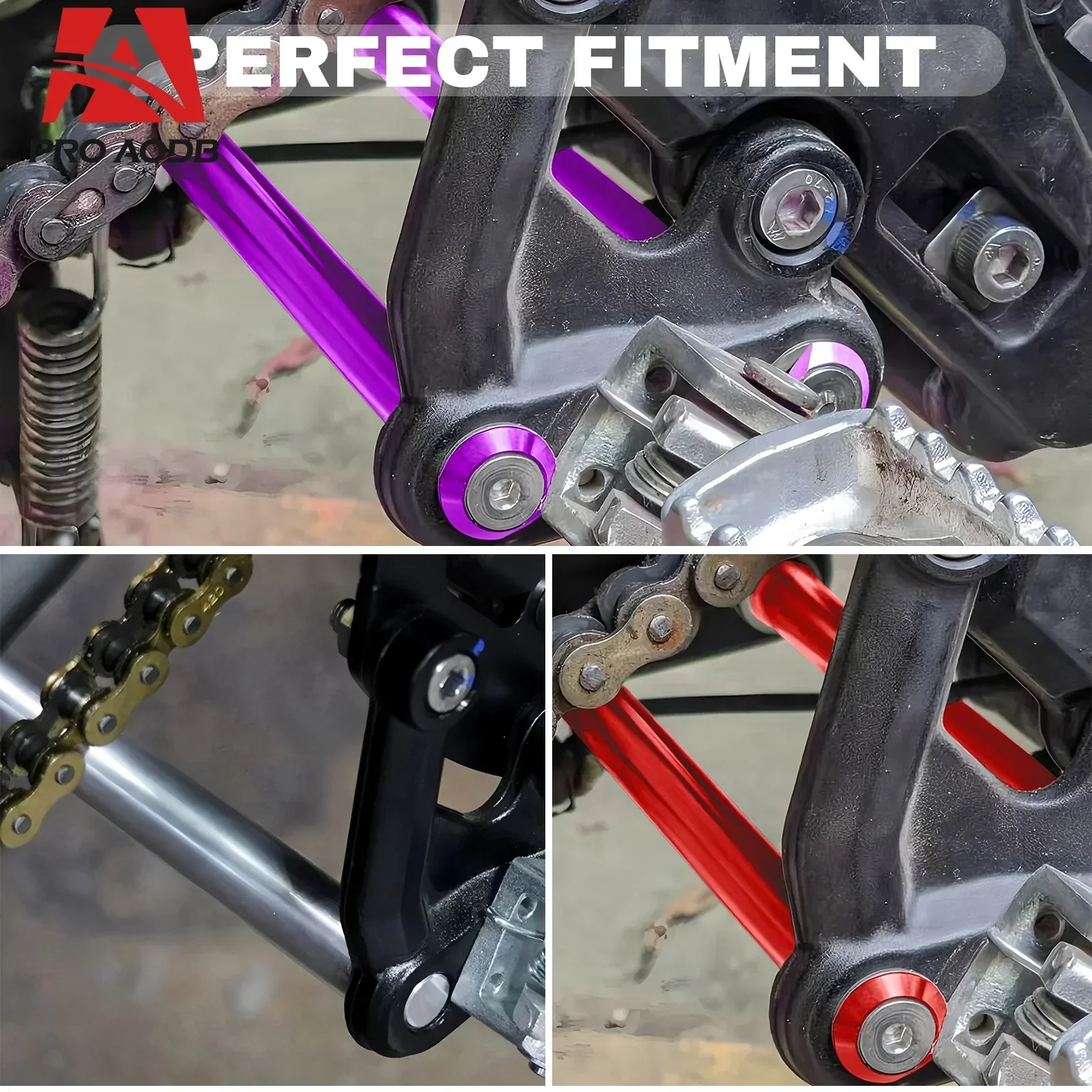Motorcycle Foot Pegs Bracket Foot Brace Lever For Sur-Ron Light Bee X/S LBX Segway X160 X260 Off-road E-Bike Replacement Parts