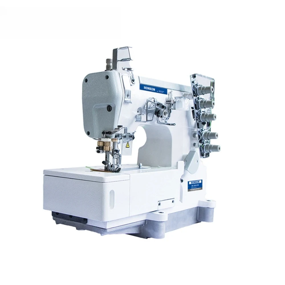 HK-500 Series Direct Drive Interlock Cover Stitch Sewing Thickness Flat-Bed Hot Seller