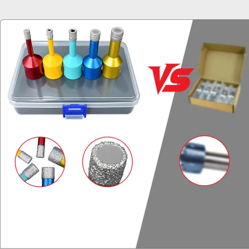 

Набор цветных ниток, 5 шт., сверление мраморной плитки, гладкое отверстие, эксперт для украшения дома