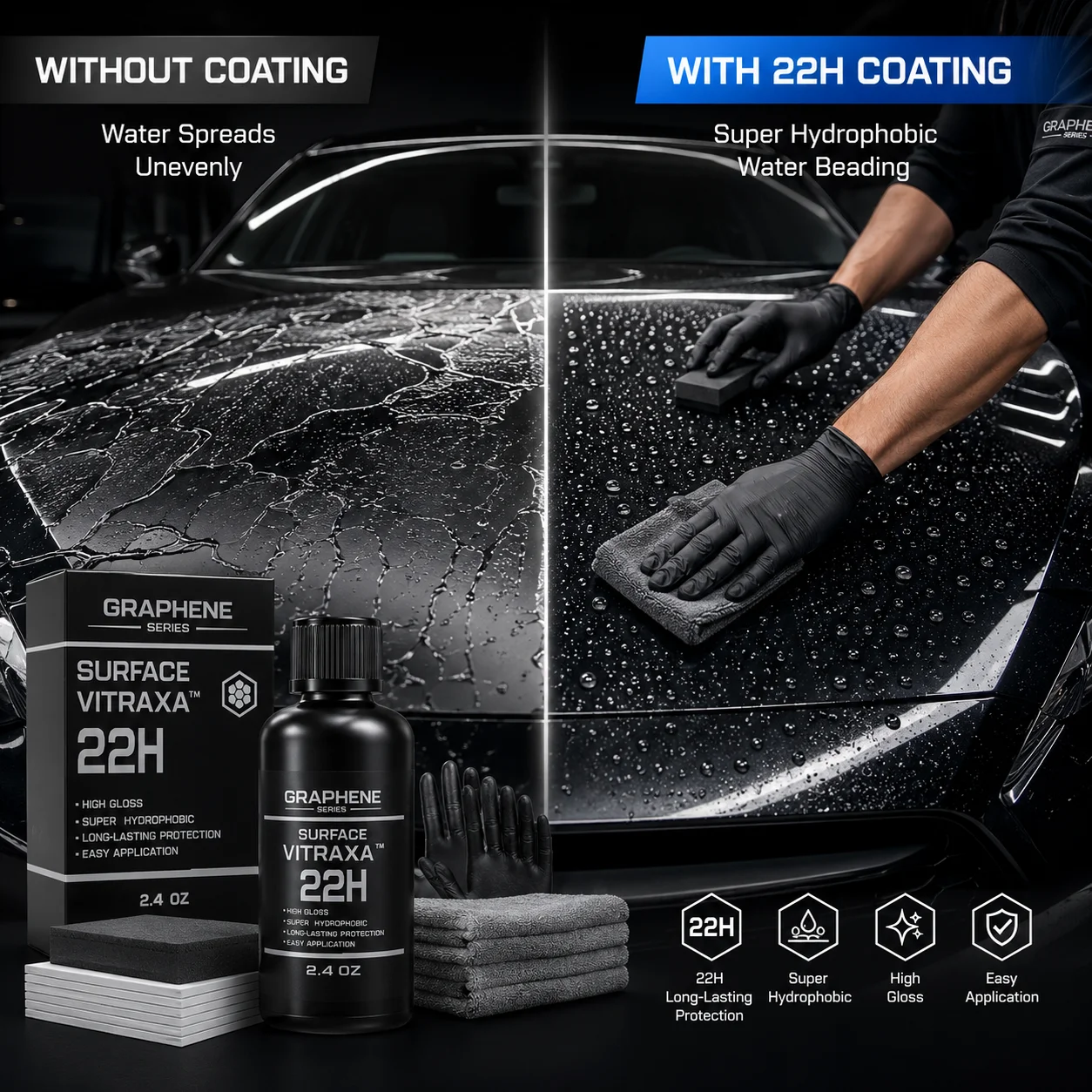 Spray de revêtement céramique - Car Wax Ceramic Coating avis et prix