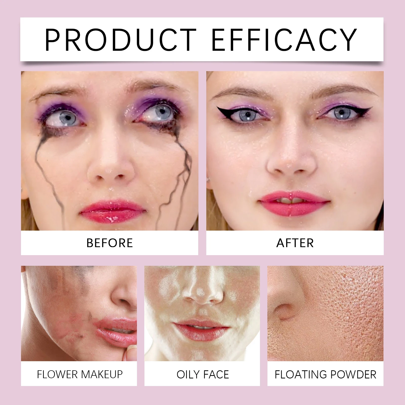Matte Finish Setting Spray Waterproof Long Lasting Oil Control Pore Tightening Face Mist for All Day Fresh Makeup Hold 60ml