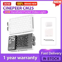 ZHIYUN CINEPEER CM25 25W Handheld Led Light Pocket Video Light Bi Color Photo Shoting Fill Light Photography Lighting