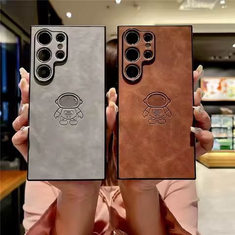 Retro Leather Case For Samsung Galaxy S24 S23 S22 S21 Ultra Plus FE Note 20 S 25 23 22 A55 A54 A52 A53 A15 A14 A25 A35 5G Covers