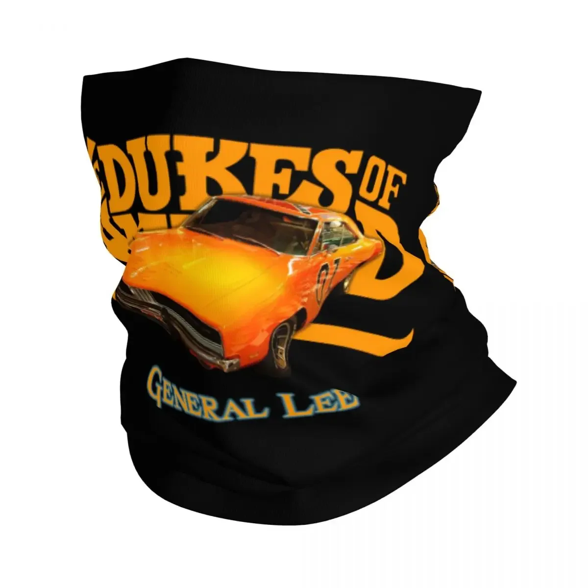 General Lees Dukes Of Hazzard Bandana Neck Gaiter for Ski Cycling Men Women Wrap Scarf Headband Warmer