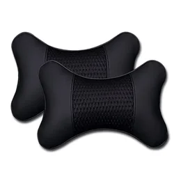 1x Car PU Leather Neck Pillow for MG 3 5 Zs Rx5 Rx6 Rx8 Ev 6 Zx Zst Sw GS 7 EZS HS 2024 2023 2022 2021 2020 2019 2018 2017 2016