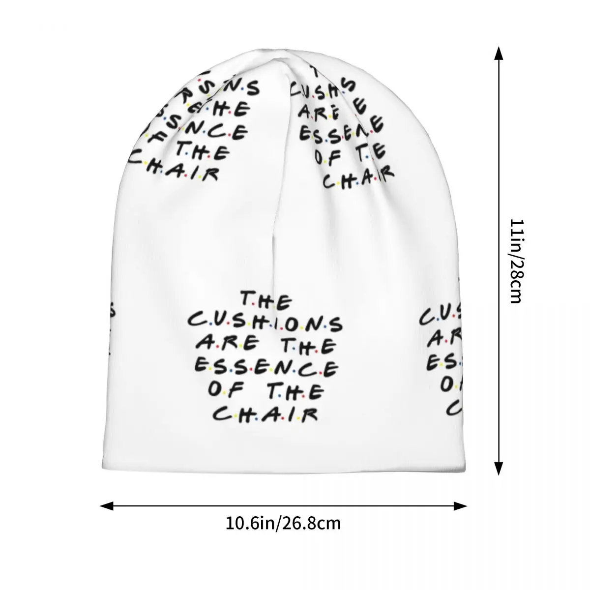 The Cushions Are The Essence Of The Chair Warm Knitted Cap Fashion Bonnet Hat Autumn Winter  Beanies Hats for Men Women Adult