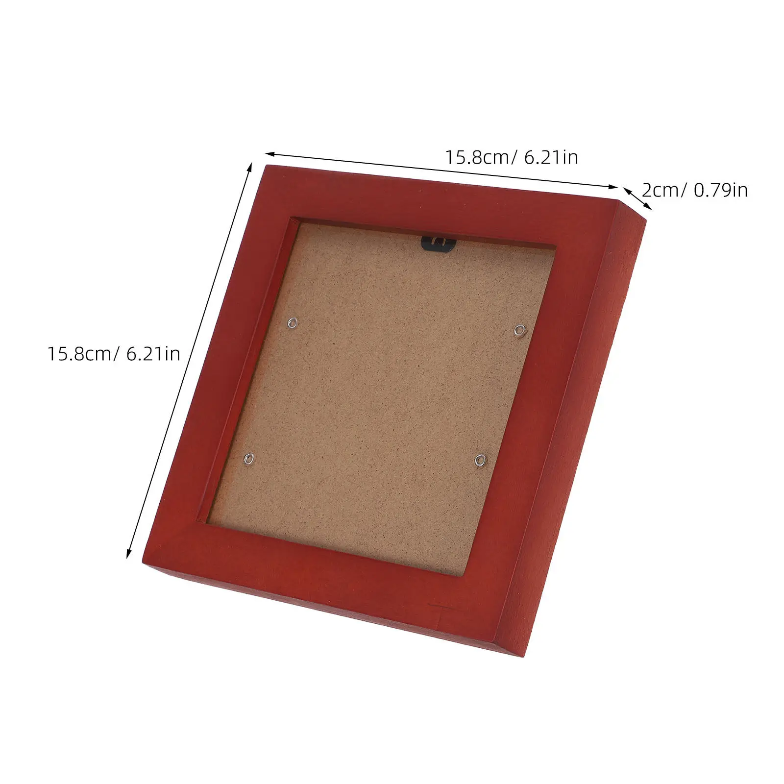 Square Wood Picture Frame Set for Wall Display