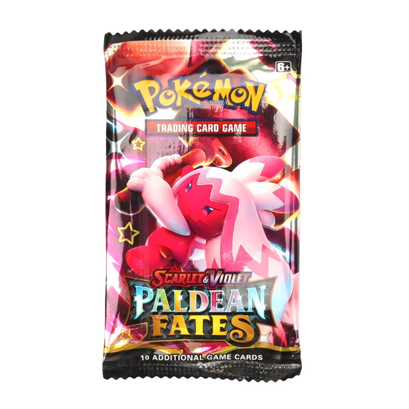 324Pcs English version Pokémon TCG: Scarlet & Violet Paldean Fates Booster Box Pokemon Cards 36 Pack Box