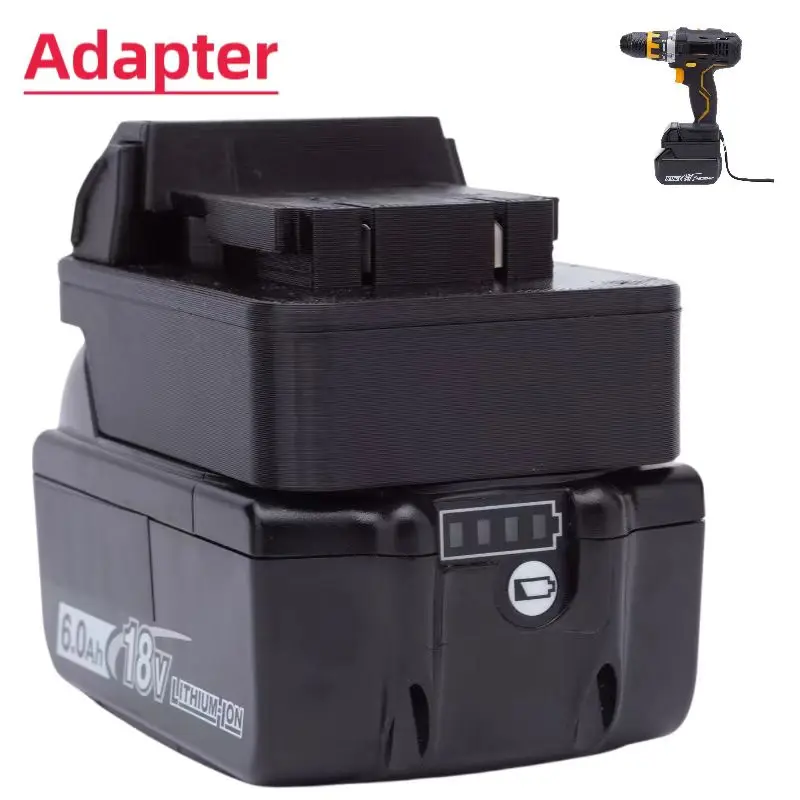 For Makita 18V Lithium Battery Adapter Converter Converter To  Deko 20V   Brushless Cordless Tools (Only Adapter)