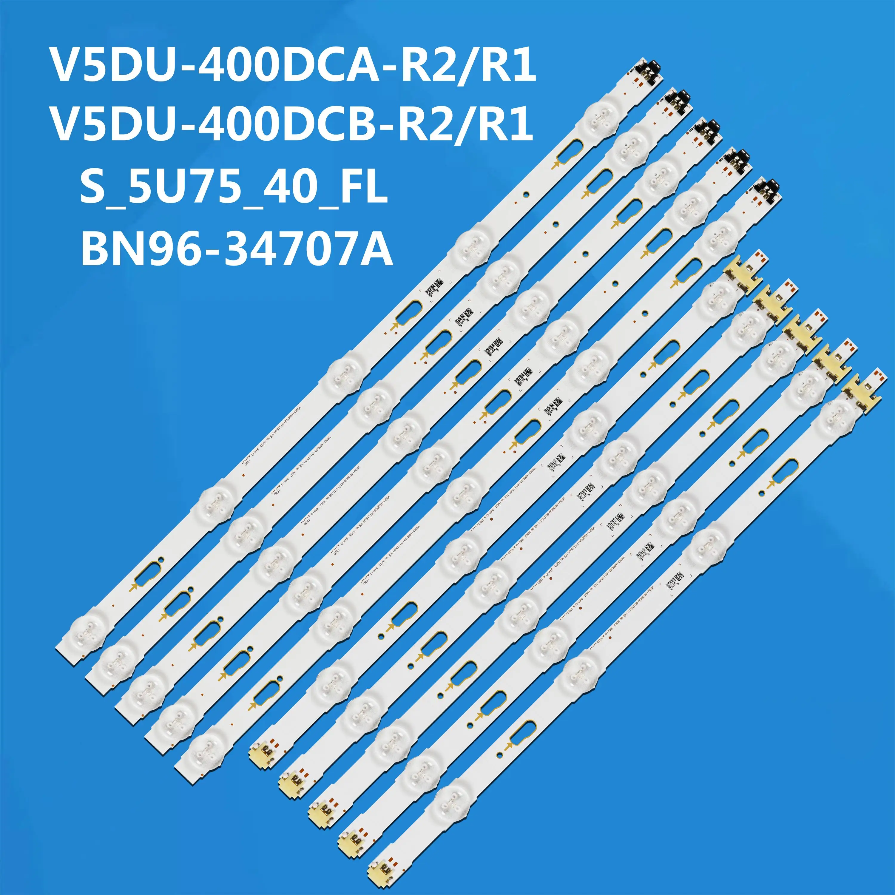 Kit LED Strip(10) For UE40JU6100 UN40JU6400 UE40JU6430U UE40JU6450U UE40JU6600U UE40KU6092 UE40KU6300U UN40KU6000F