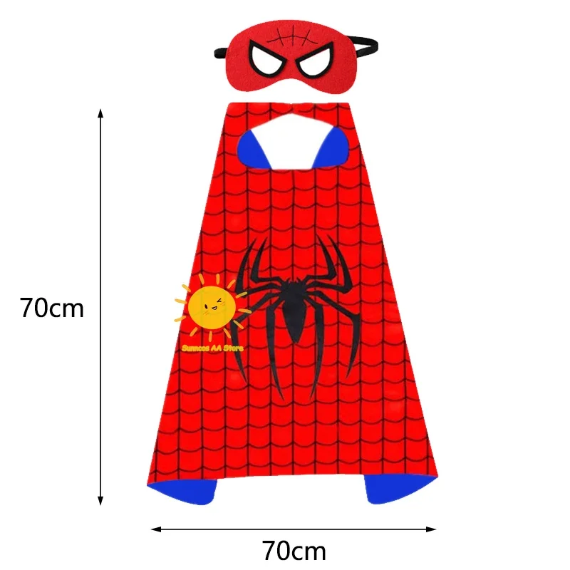 Capas de super-heróis BEAST KINGDOM para crianças, fantasia de Halloween para crianças de 3 a 12 anos, homem aranha, suprimentos para vestir, páscoa @ 0Z *