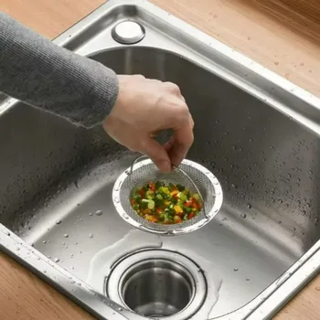 Stainless Steel Kitchen Sink Filter, Garbage Food Residue/Hair Catcher, Keep Your Bathtub…