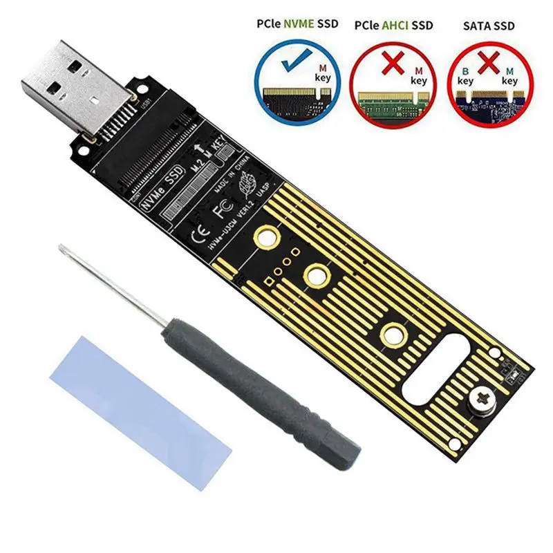 

Адаптер-карта M.2 NVMe SSD на USB 3.1 для подключения SSD к Type-C (встроенный)