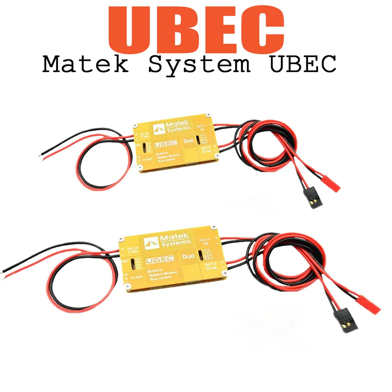 RC Helicopter Aircraft Parts for Matek System for UBEC Duo 4A 5V~12V & 4A 5V