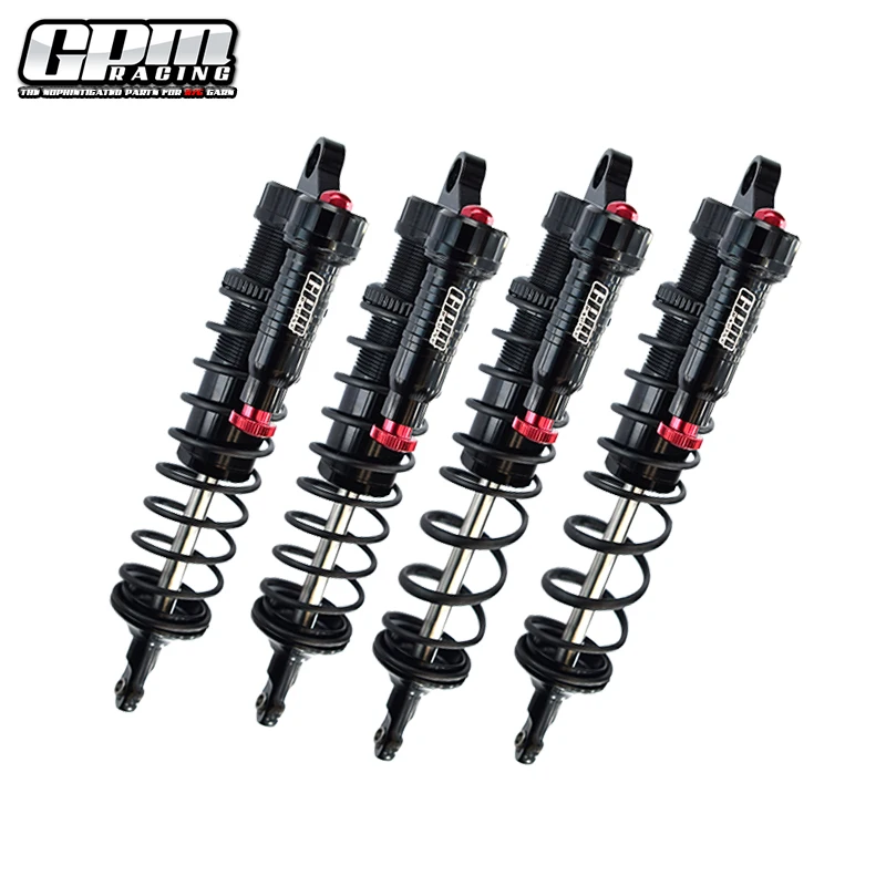 مخمدات زنبركية قابلة للتعديل من الألومنيوم GPM لزلاجة TRAXXAS 1/8 4WD أمامية وخلفية متوافقة مع نوابض 42 مم #3