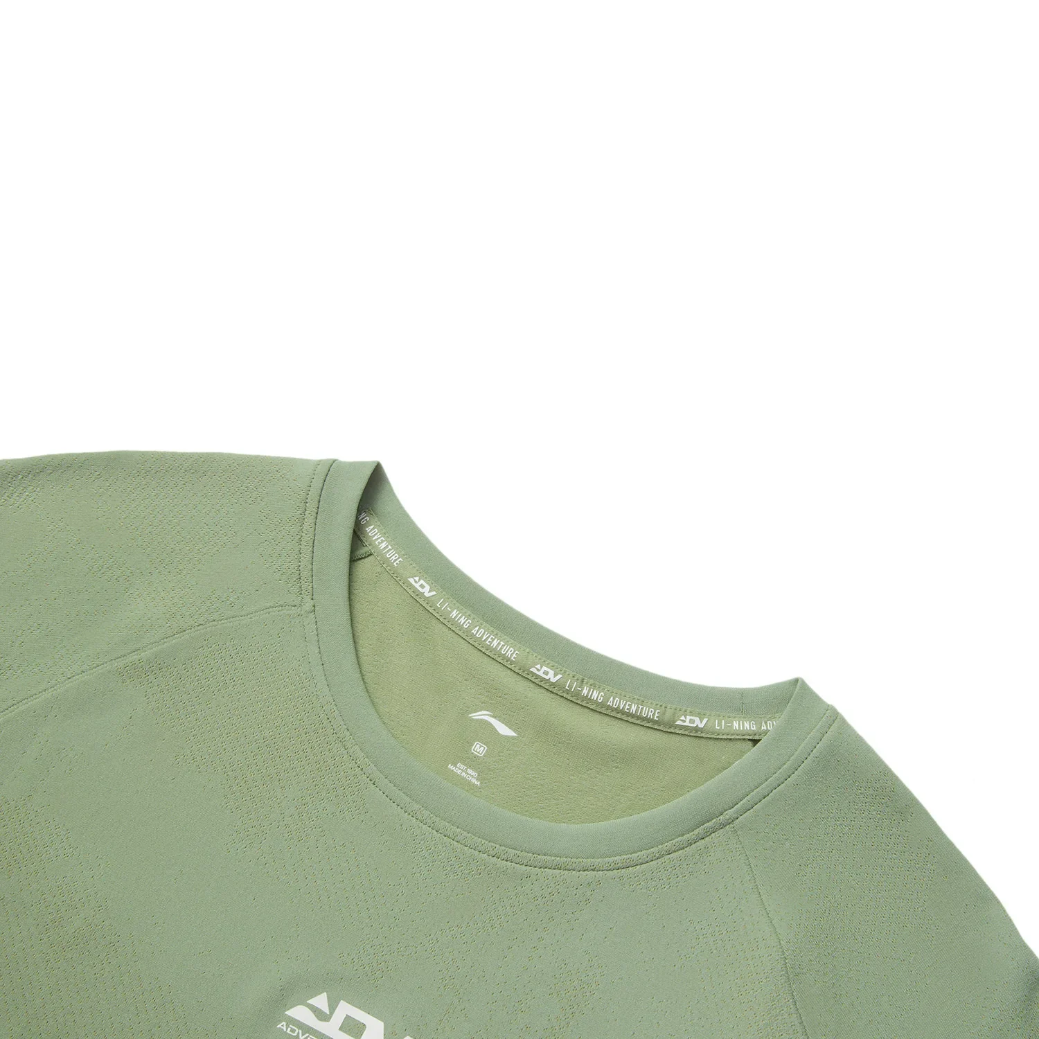 تي شيرت نسائي للجري من Li-Ning AT._BACTERIA 64% بوليستر 36% نايلون رقبة دائرية عاكس عادي بطانة رياضية تي شيرت ATSV092 #3
