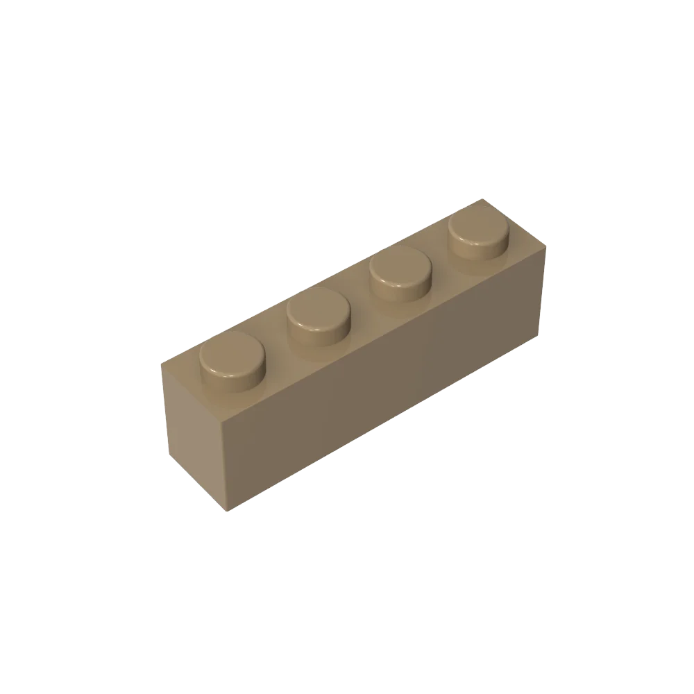 Gobricks GDS-534 Ziegel 1 x 4 ohne Bodenrohre, kompatibel mit Lego 3010 3066 Teilen für Kinder zum Selbermachen