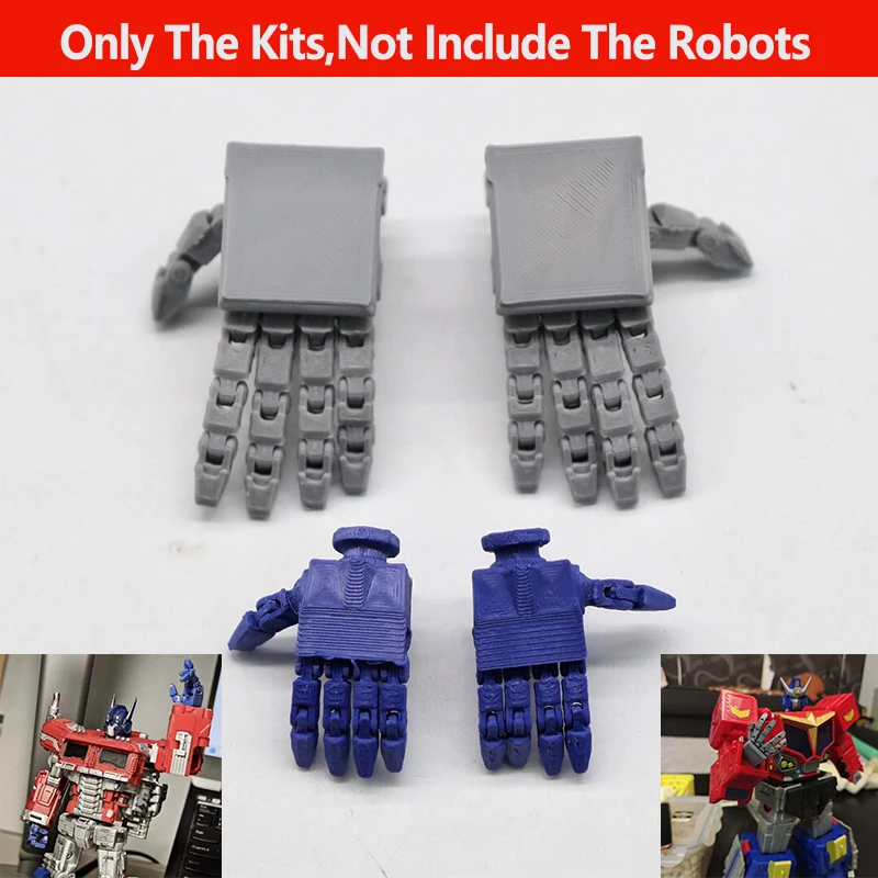3D Printed Articulated Hands Upgrade Kit for Legacy Evolution Star Optimus Prime / Reactivate Op Prime
