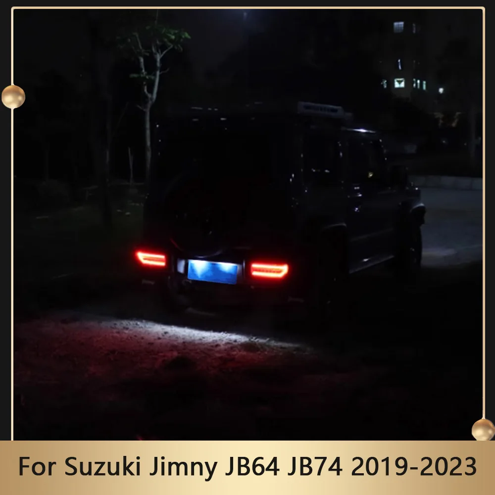 

2PCS Car LED License Plate Number Light Lamp For Suzuki Jimny JB64 JB74 2019-2023 Accessories White Signal Light