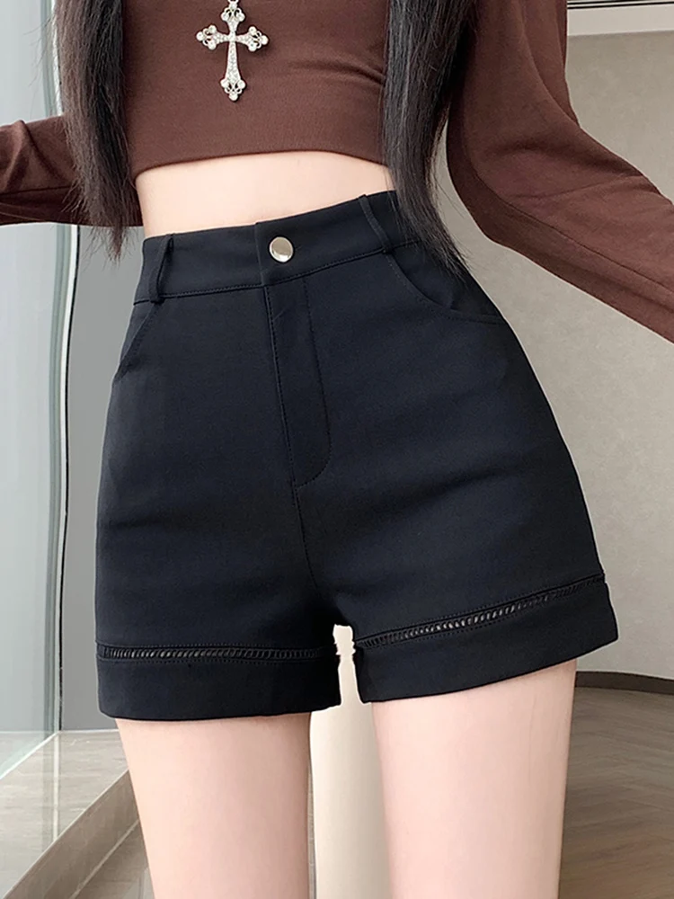 بنطلون نسائي عالي الخصر بقصة A-Line من Bla، ملابس كاجوال للنساء، موديل خريف وشتاء 2026 الجديد، بنطلون متعدد الاستخدامات وسروال قصير رائج