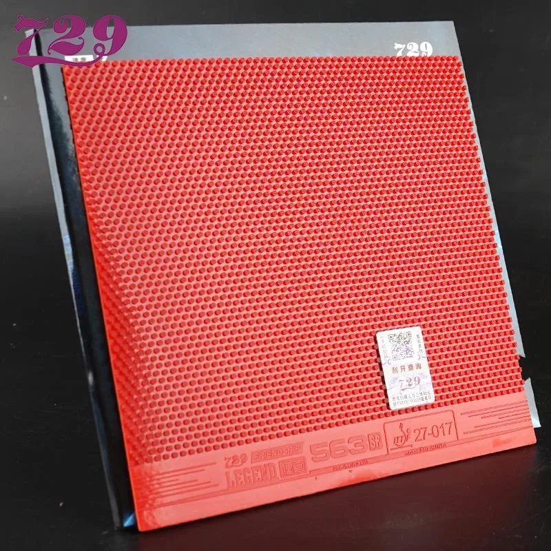 الصداقة 729 مضرب تنس الطاولة المطاط ورقة قصيرة Pips تنس الطاولة المطاط متوسطة لينة مع 1.5/1.8 مللي متر الإسفنج ITTF المعتمدة