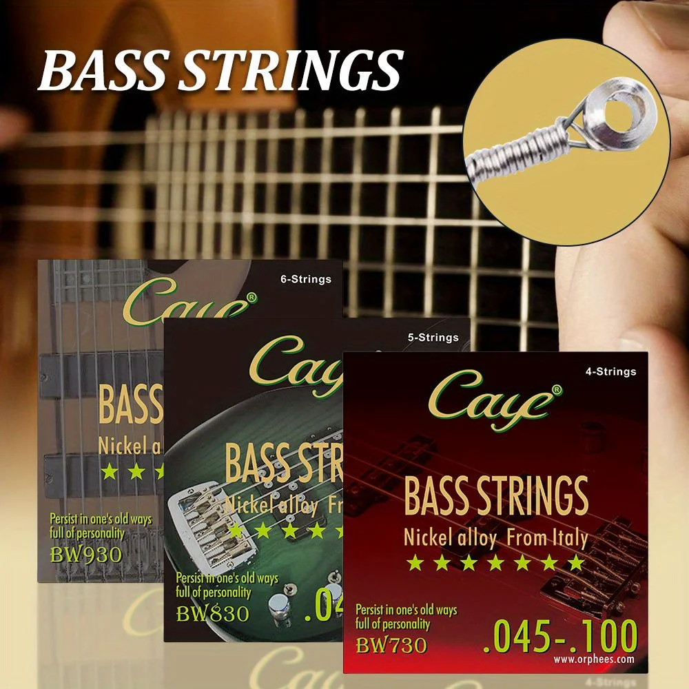 BW series electric bass string 4/5/6 string carbon steel hexagonal inner core steel alloy winding simple anti-rust treatment