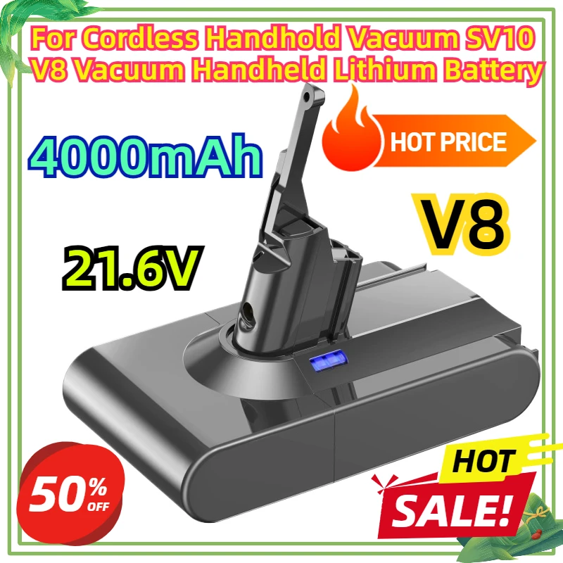 

For V8 21.6V Cordless Handhold Vacuum SV10 V8 Vacuum Handheld Lithium Battery